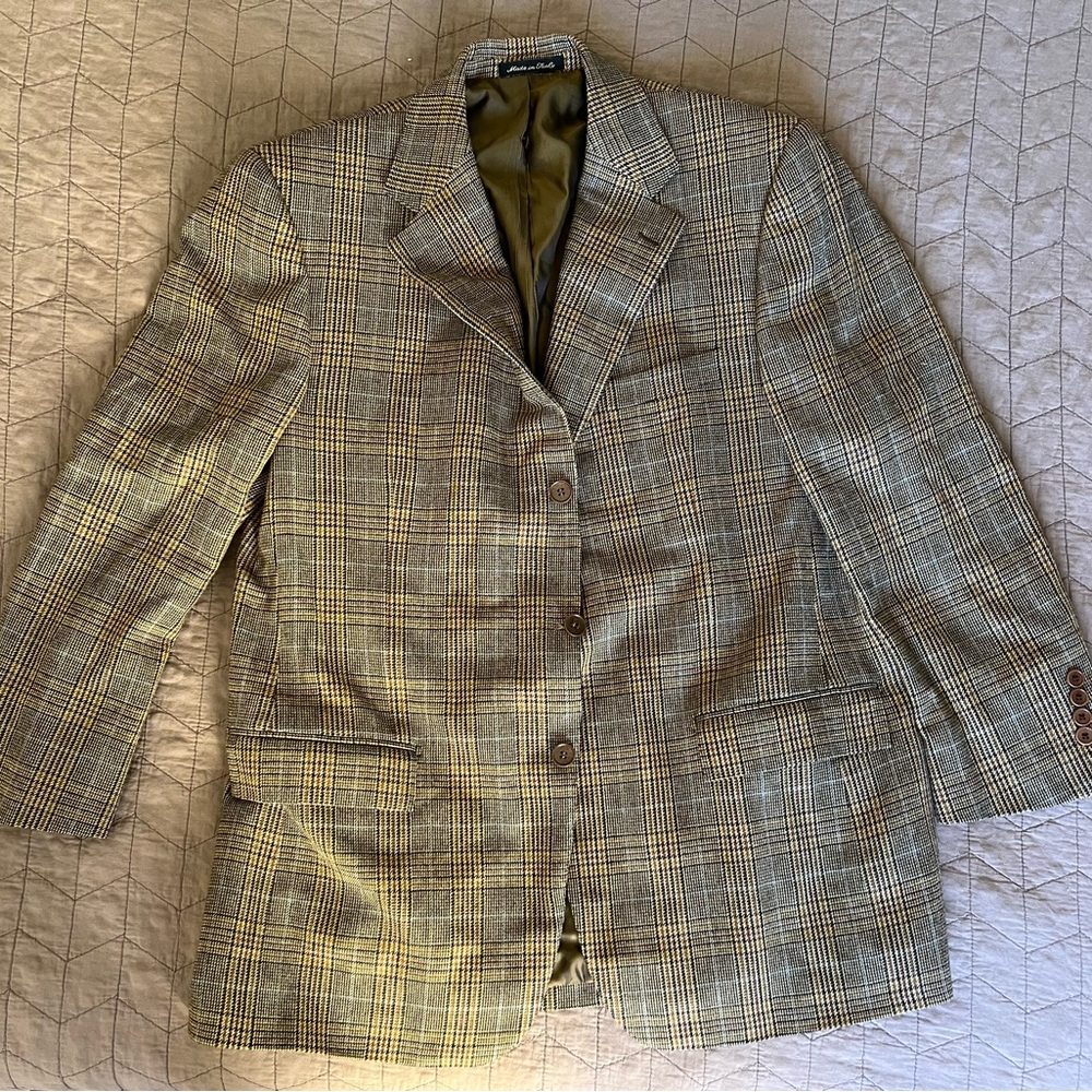 Faconnable Men’s Wool/Cashmere Blazer 44R